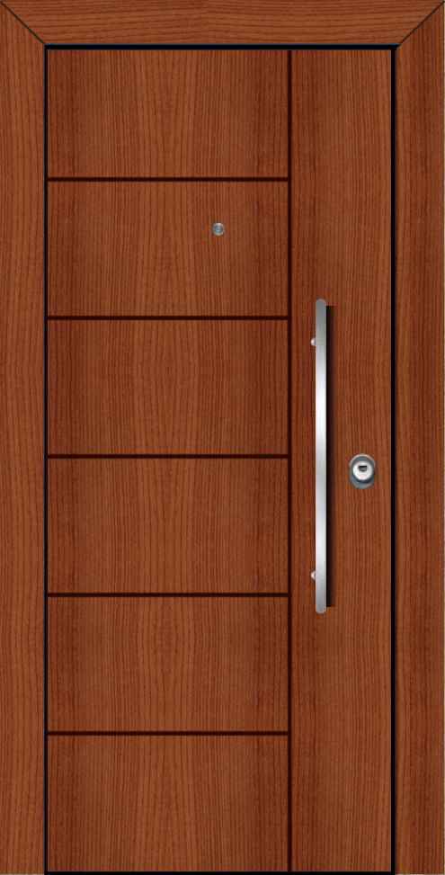 Θωρακισμένη Πόρτα με Παντογραφικό Laminate - 18 σημεία - P11