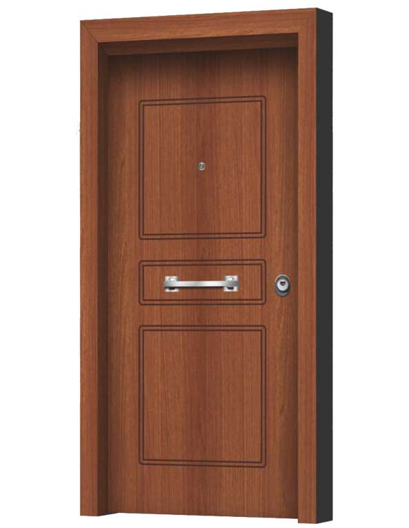 Θωρακισμένη Πόρτα με Παντογραφικό Laminate - 18 σημεία - P16